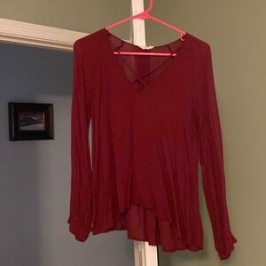 Dark red Lush top